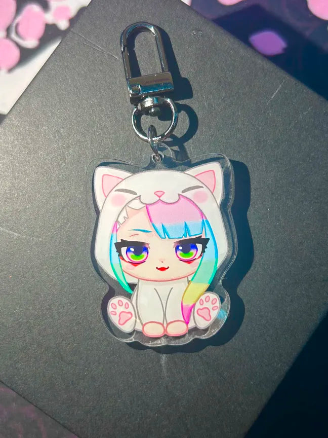 Cyberpunk Edgerunners Inspired Keychains