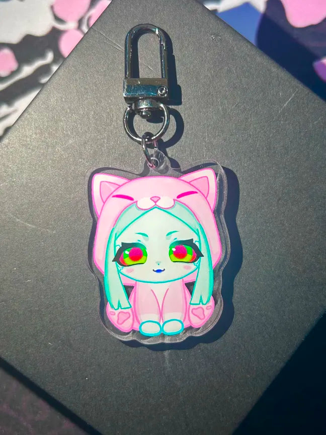 Cyberpunk Edgerunners Inspired Keychains